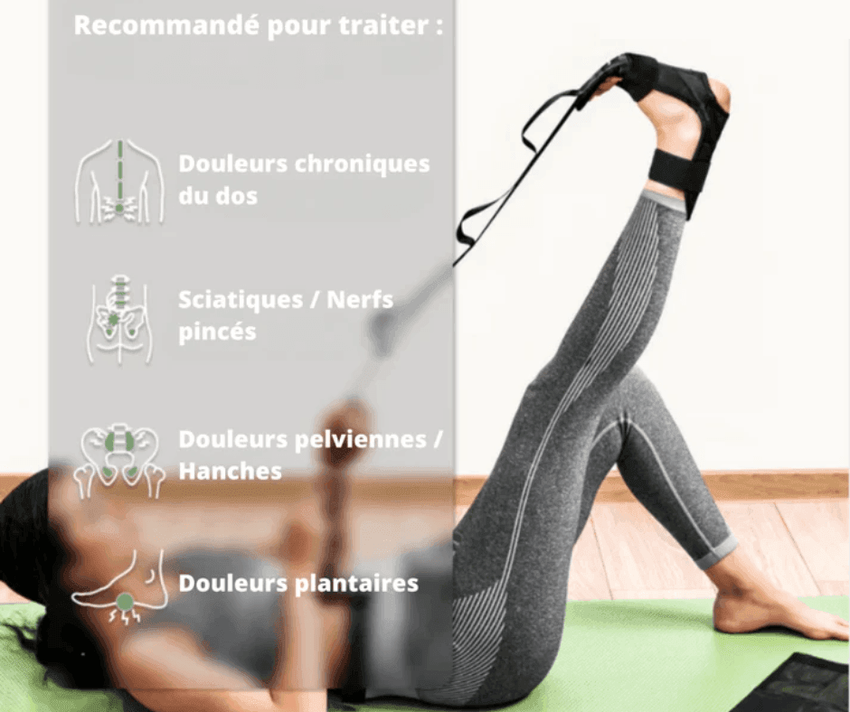 SANGLE D'ETIREMENT YOGA, LIGAMENT CHEVILLE™